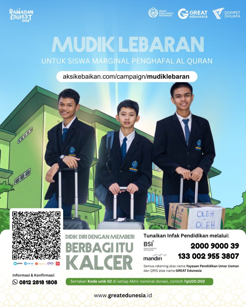 Mudik Lebaran Siswa Marginal